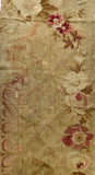 19th Century Aubusson Floral Runner Remnant for Pillows