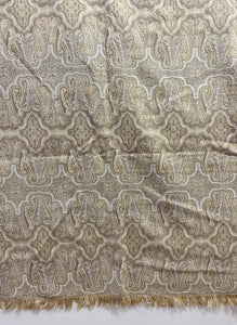 19th Century Machine-made Indian Paisley Throw