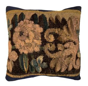 17th Century Brussels Tapestry Pillow