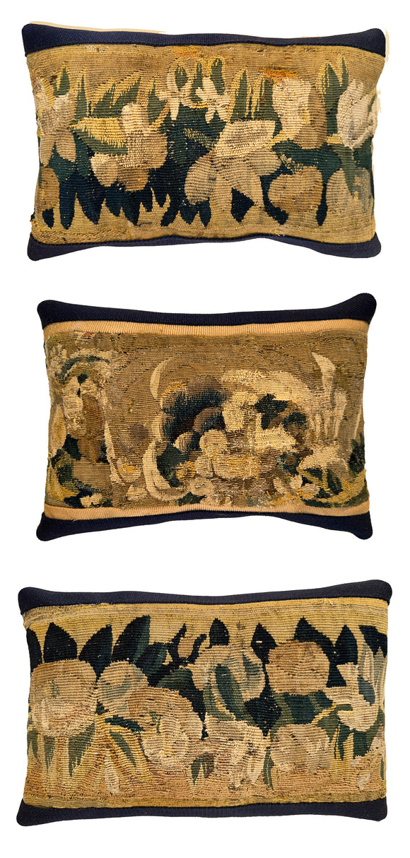 16th Century Brussels Tapestry Pillows (3 available)