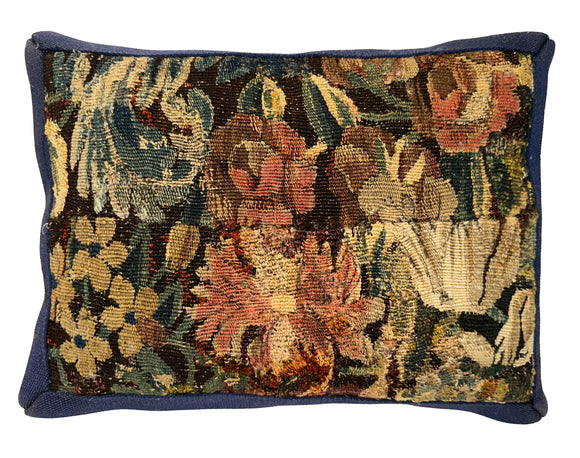 17th Century Brussels Tapestry Pillow