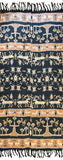 Indonesian Hinggi Ikat Woven Throw