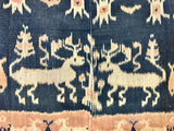 Indonesian Hinggi Ikat Woven Throw